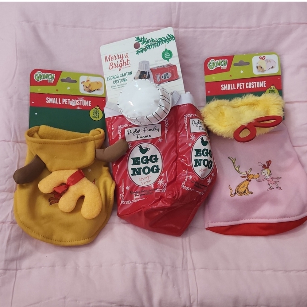 NWT Small Pet Holiday pet costume bundle